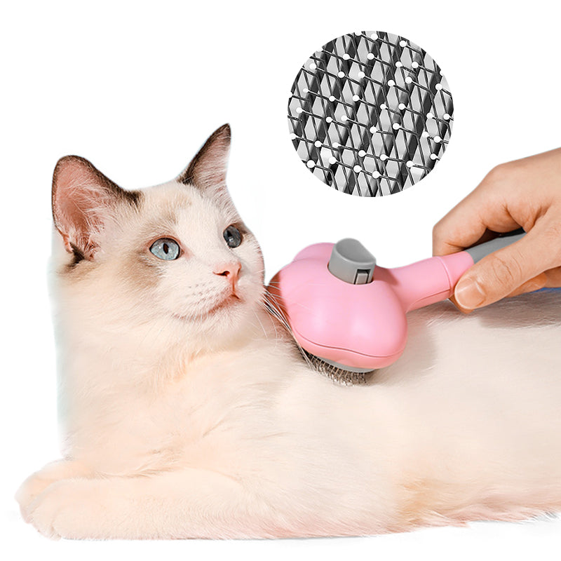 Self-Cleaning Pet Grooming Brush – Removes Loose Hair & Reduces Shedding Instantly