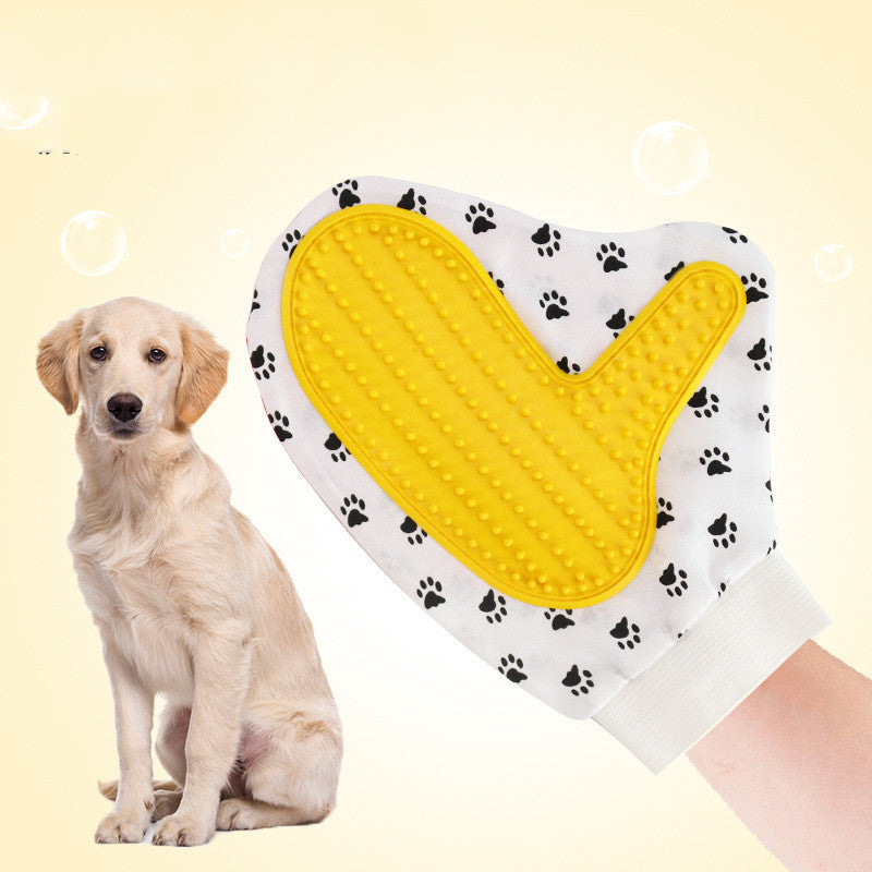 Pet Grooming Glove – Gentle Deshedding & Bath Brush for Cats & Dogs