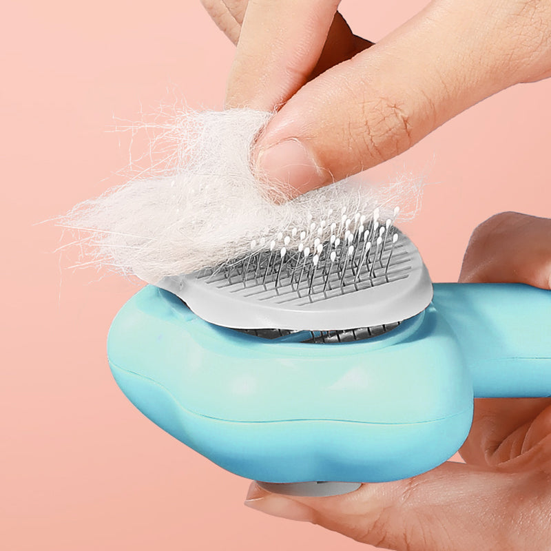 Self-Cleaning Pet Grooming Brush – Removes Loose Hair & Reduces Shedding Instantly