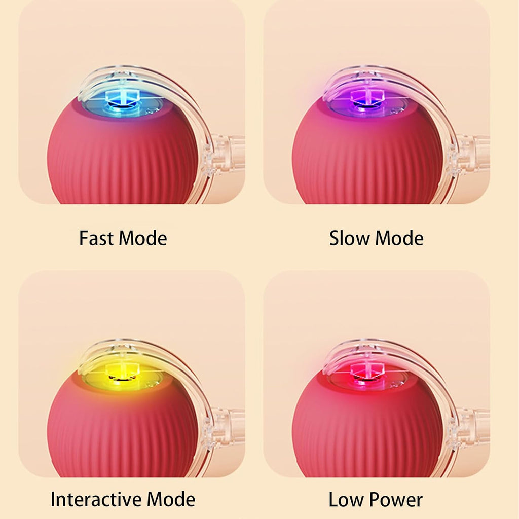 Smart Interactive Rolling Pet Ball – Automatic Toy for Dogs & Cats