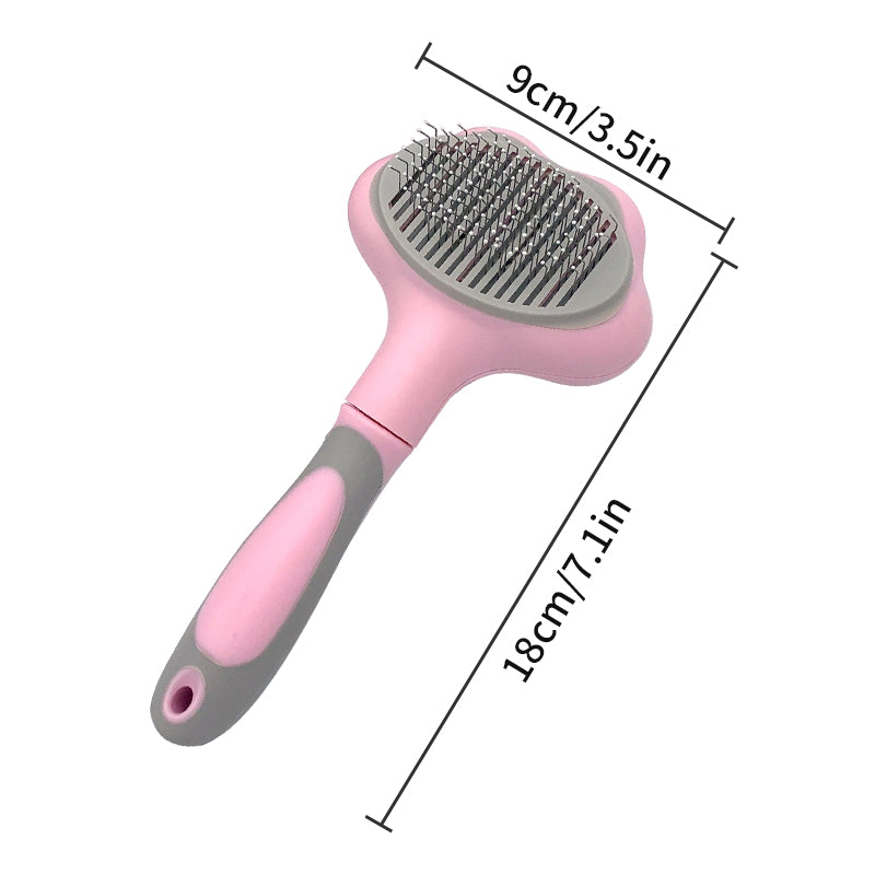 Self-Cleaning Pet Grooming Brush – Removes Loose Hair & Reduces Shedding Instantly