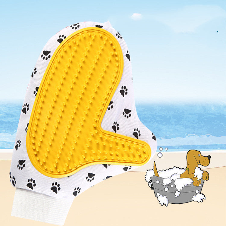 Pet Grooming Glove – Gentle Deshedding & Bath Brush for Cats & Dogs
