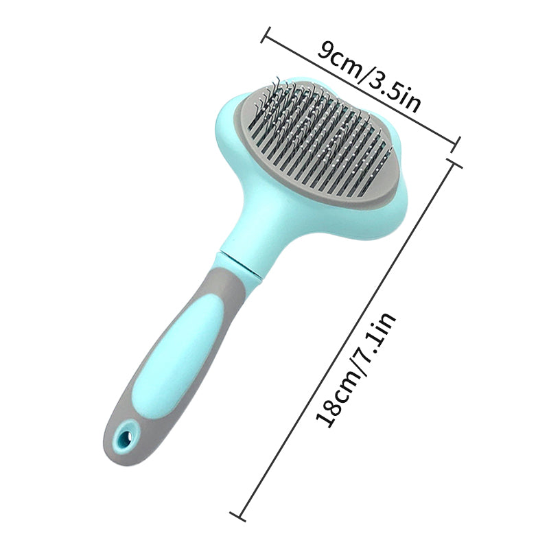 Self-Cleaning Pet Grooming Brush – Removes Loose Hair & Reduces Shedding Instantly